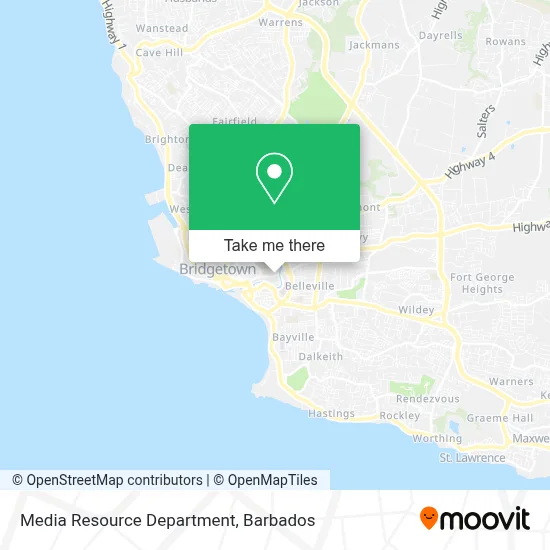 Media Resource Department map