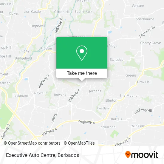 Executive Auto Centre map