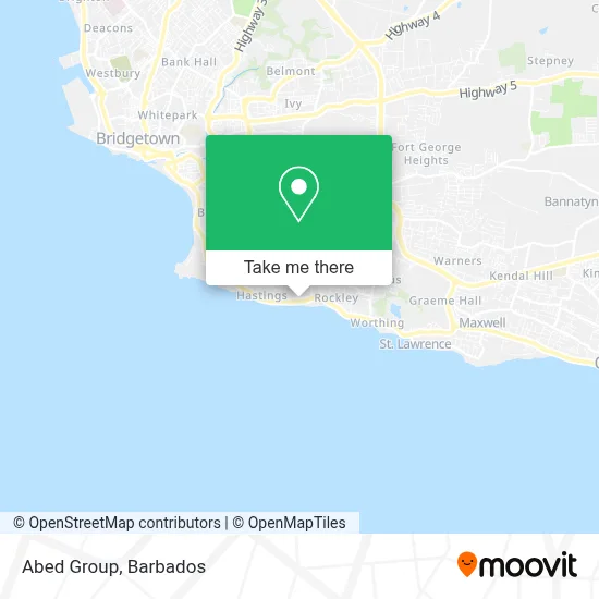 Abed Group map