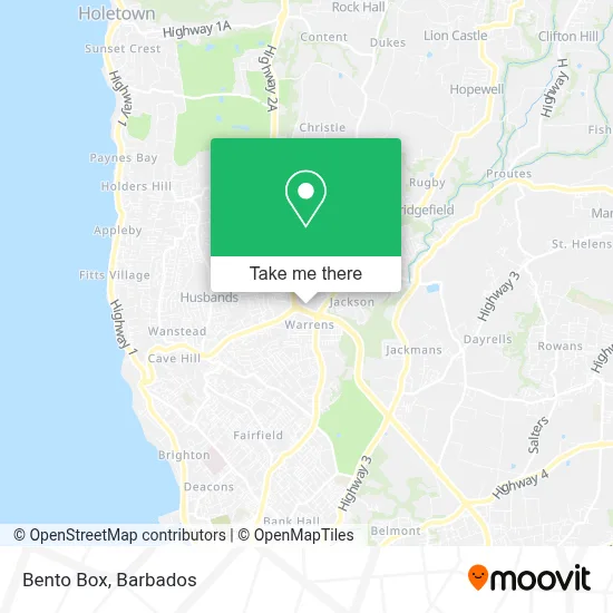 Bento Box map