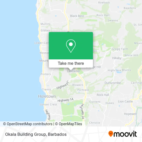 Okala Building Group map