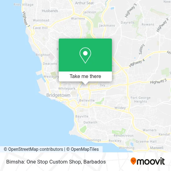 Bimsha: One Stop Custom Shop map