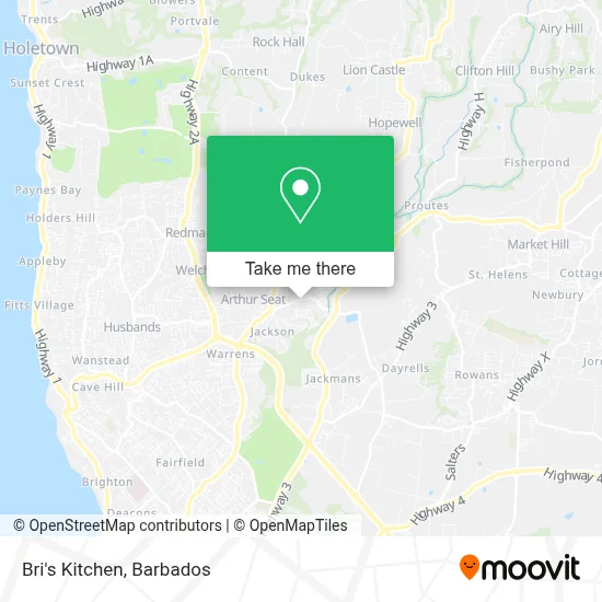 Bri's Kitchen map