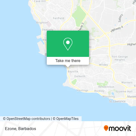 Ezone map