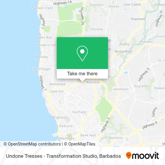 Undone Tresses - Transformation Studio map