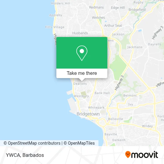 Ywca map