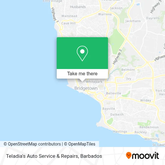 Teladia's Auto Service & Repairs map