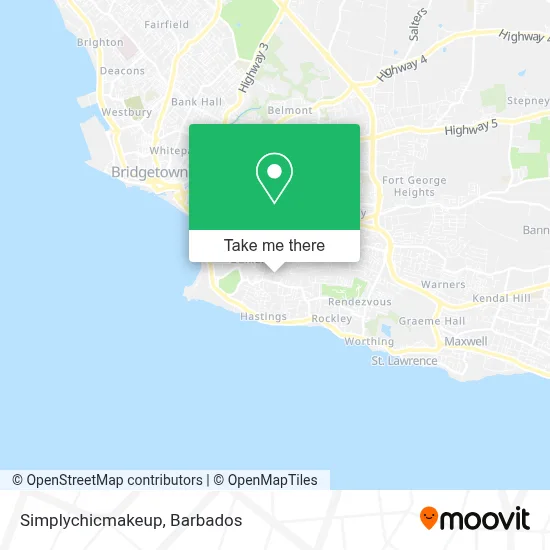 Simplychicmakeup map