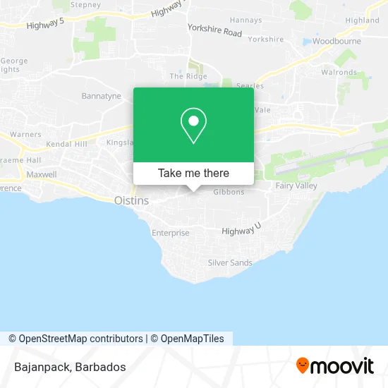Bajanpack map