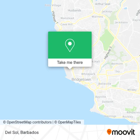 Del Sol map