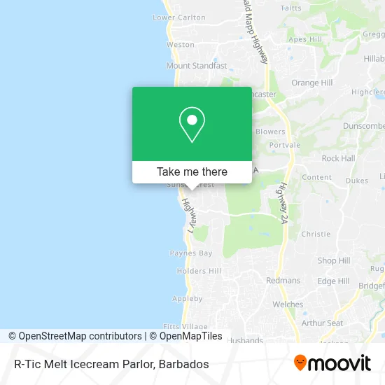 R-Tic Melt Icecream Parlor map