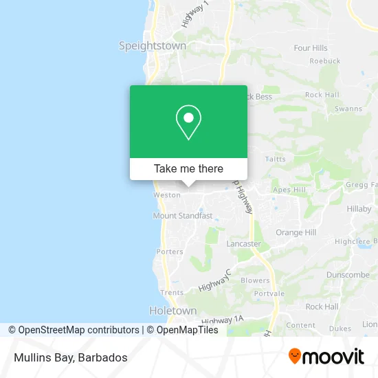 Mullins Bay map