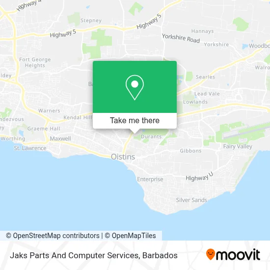 Jaks Parts And Computer Services map