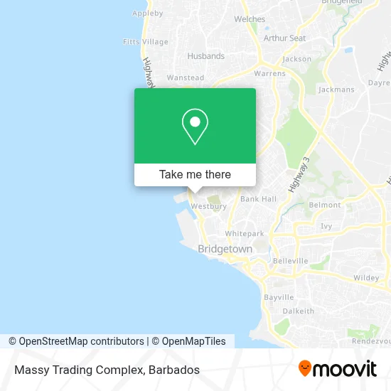 Massy Trading Complex map