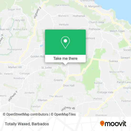 Totally Waxed map