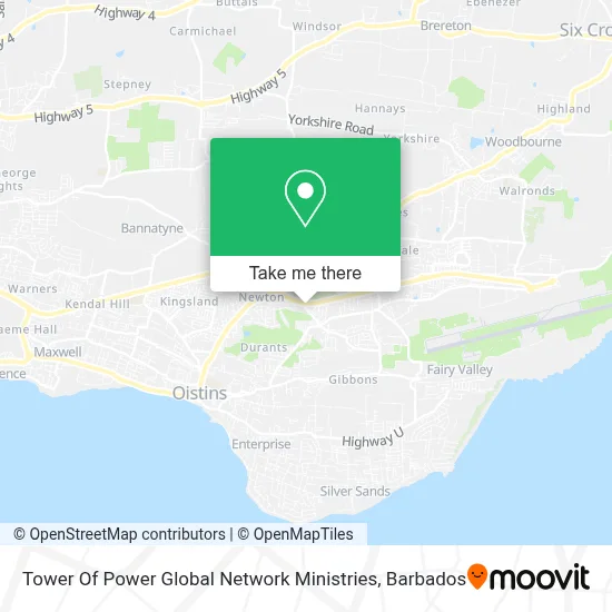 Tower Of Power Global Network Ministries map