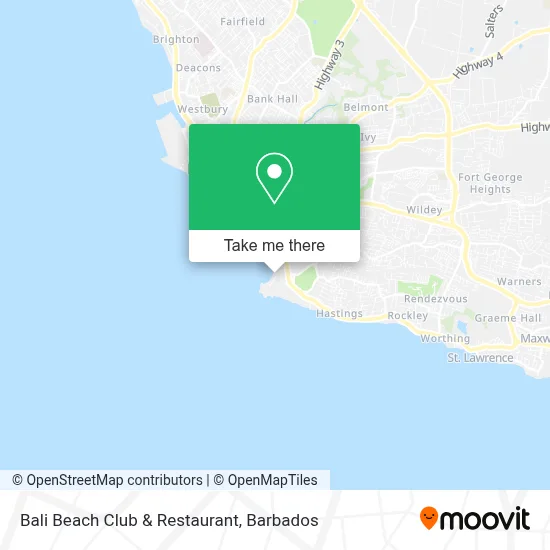 Bali Beach Club & Restaurant map