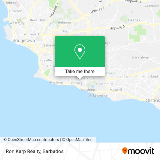 Ron Karp Realty map