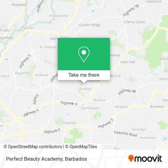 Perfect Beauty Academy map