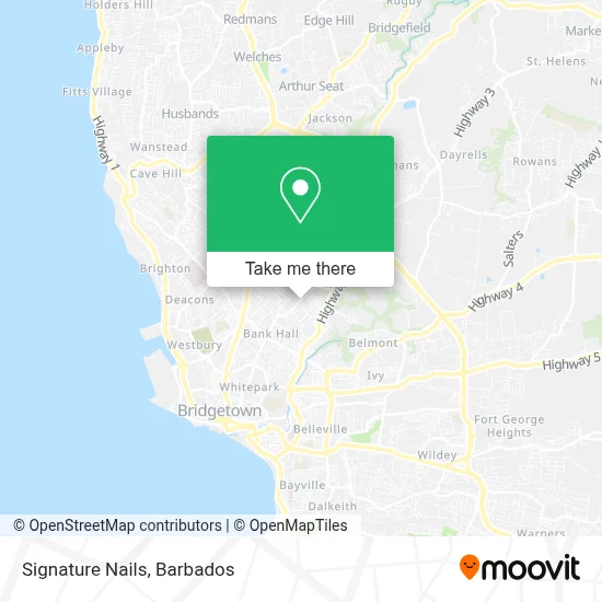 Signature Nails map