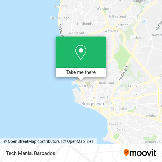 Tech Mania map