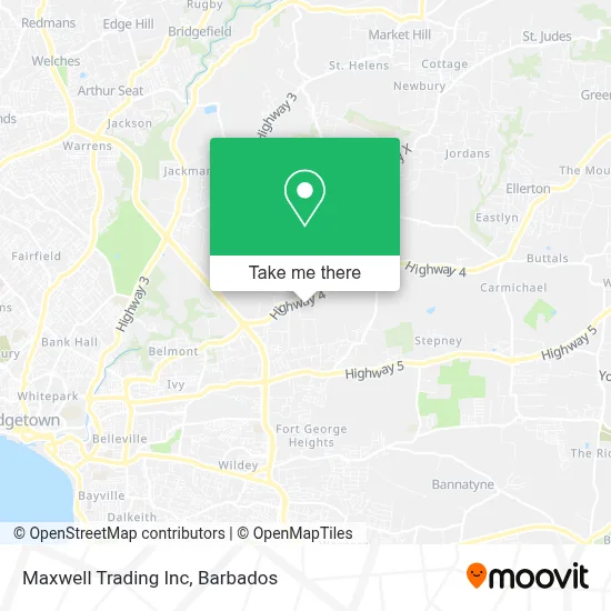 Maxwell Trading Inc map