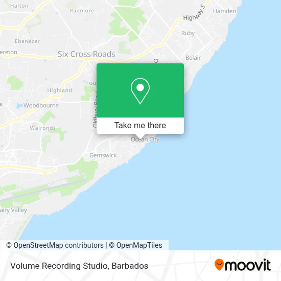 Volume Recording Studio map