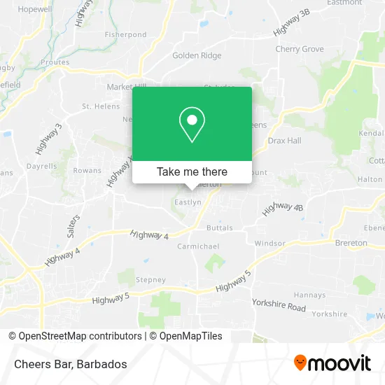 Cheers Bar map