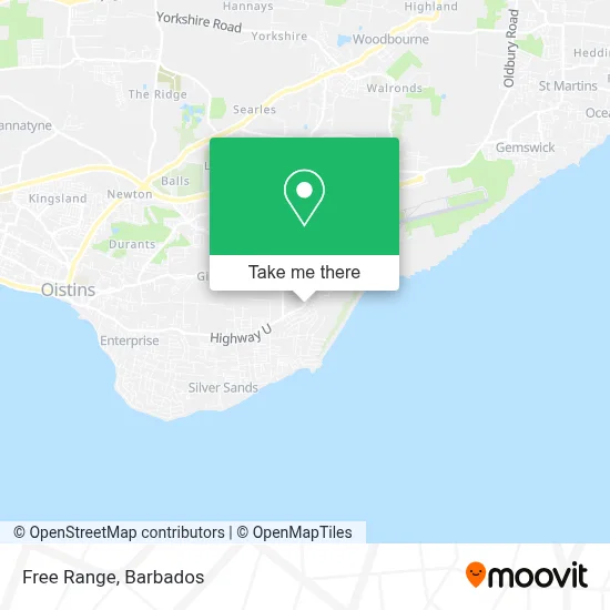 Free Range map