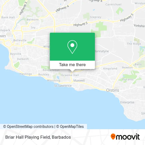 Briar Hall Playing Field map