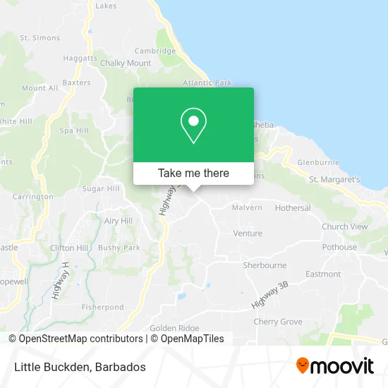 Little Buckden map