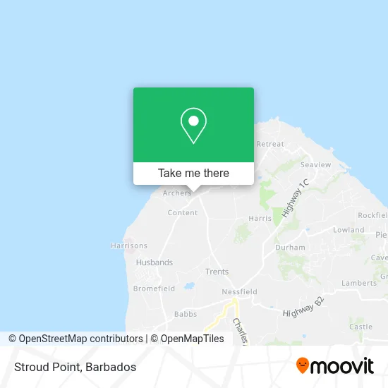 Stroud Point map