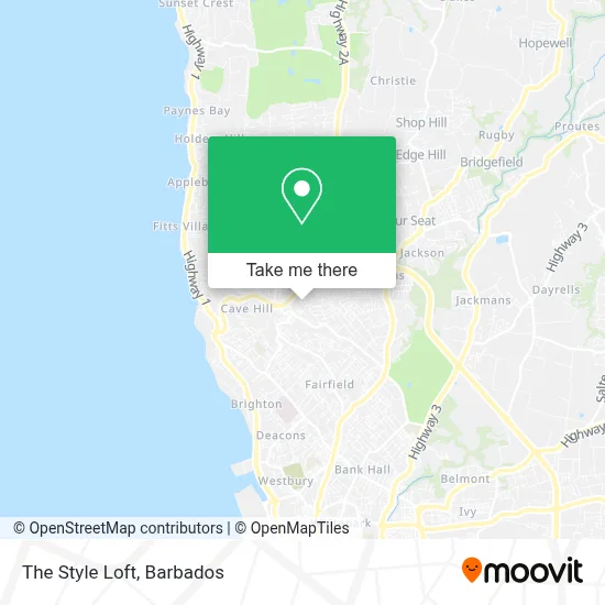 The Style Loft map