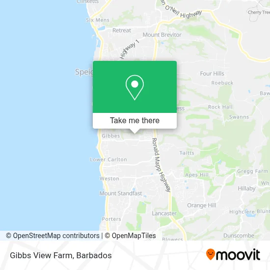 Gibbs View Farm map