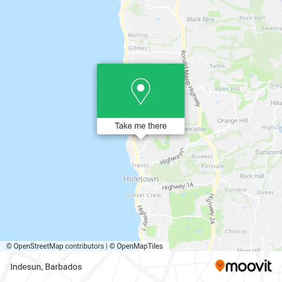 Indesun map