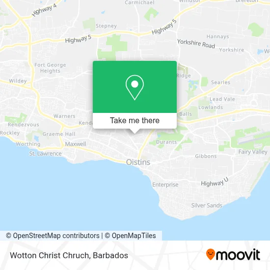 Wotton Christ Chruch map