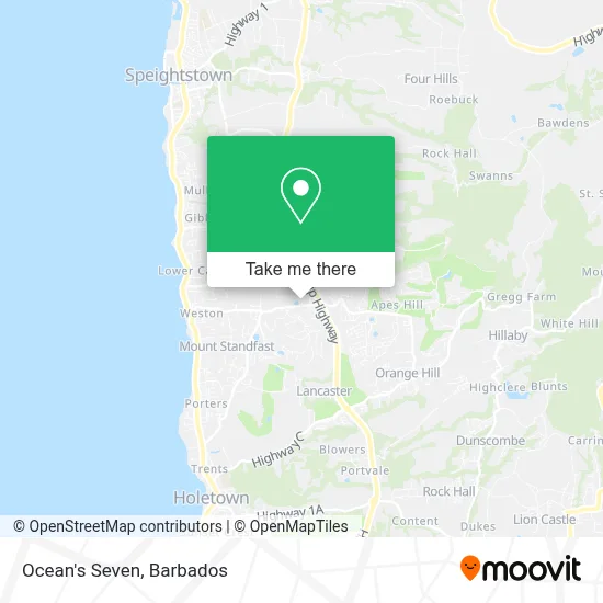 Ocean's Seven map