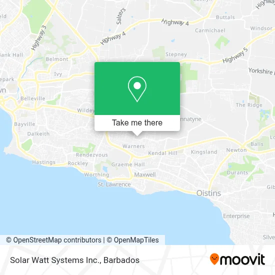 Solar Watt Systems Inc. map