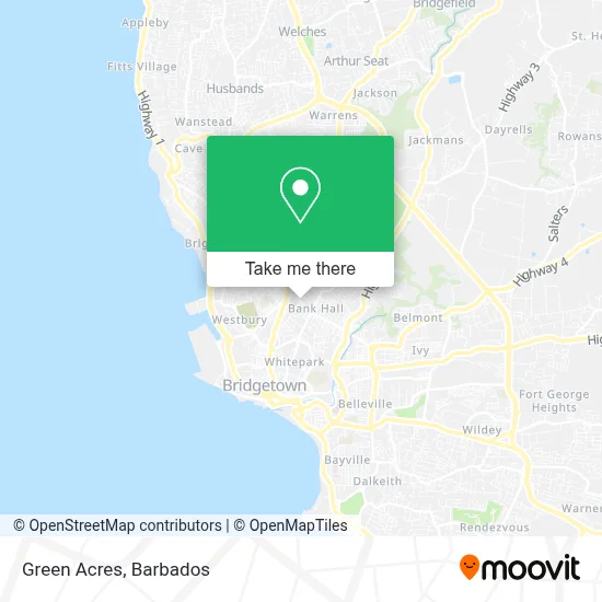 Green Acres map