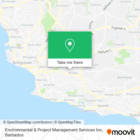 Environmental & Project Management Services Inc map