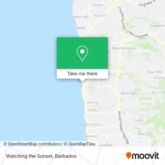 Watching the Sunset map