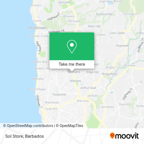 Sol Store map
