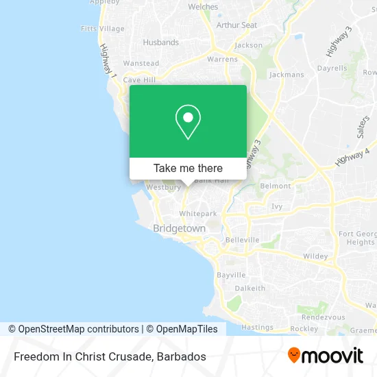 Freedom In Christ Crusade map