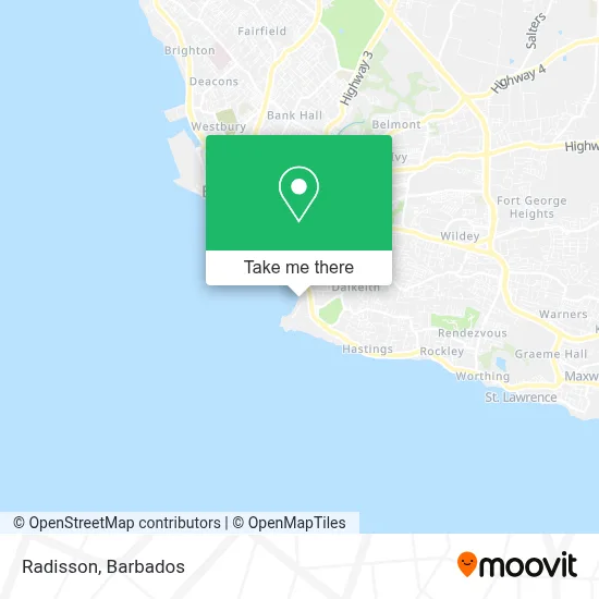 Raddison map