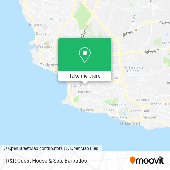 R&R Guest House & Spa map