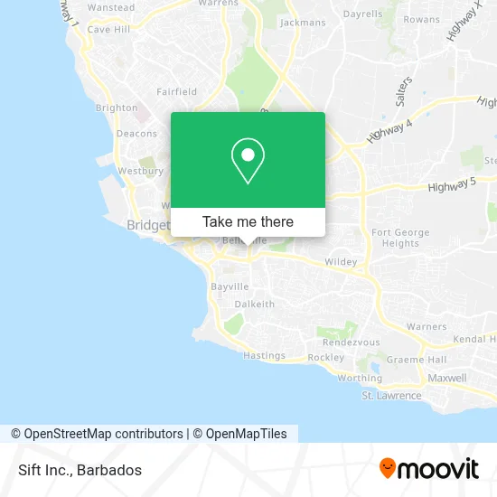 Sift Inc. map