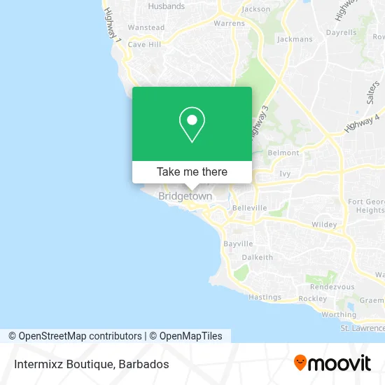 Intermixz Boutique map