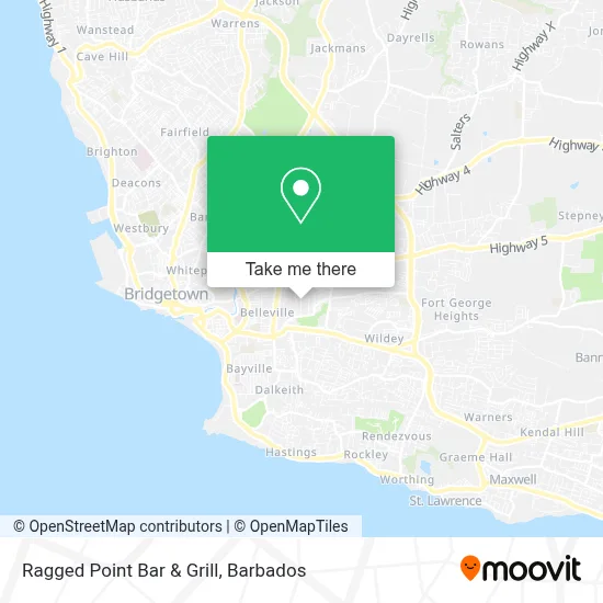 Ragged Point Bar & Grill map