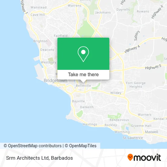 Srm Architects Ltd map