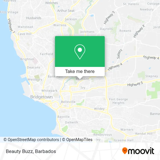 Beauty Buzz map